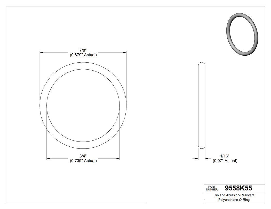 Technical drawing - 9558K55